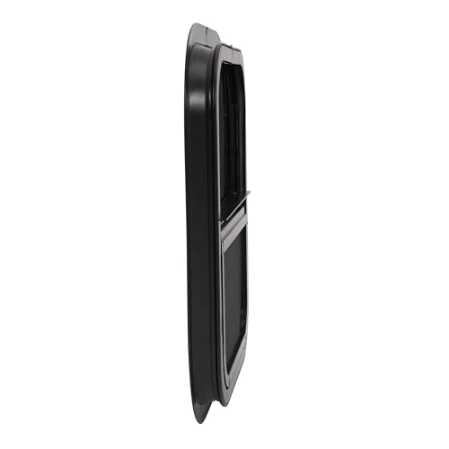 HECASA Universal 14" x 16" RV Window w/Screen Compatible with RV Camper Cargo Trailer Replacement Teardrop Vertical Slider Window Powder Coated Tinted Glass - size: 14" W x 16" H