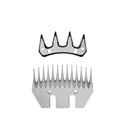 Sheep Clippers Replacement Blades, Professional Stainless Steel Clipper Blades for Thick Coat Animals