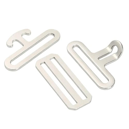 2 Inch Horse Rug Buckle Set, Adjustable Bow Tie Hardware Clip Set For Equine Stable Sheet Blanket Straps, Bow Ties - color: 3pcs