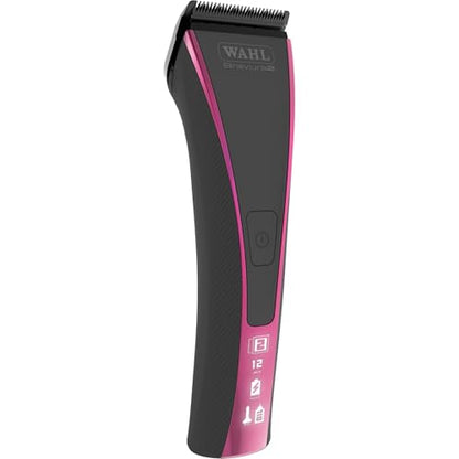 Wahl Pro Animal Bravura 2 Cordless Pet Clipper, Brilliant Rose | Rechargeable 2-Speed Cordless Clipper, 5-in-1 Diamond Pro Blade with DLC Coating, Textured Grip for Comfort