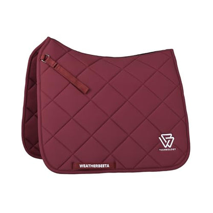 WeatherBeeta Soft Shell Pro 3D Air-Tec Dressage Saddle Pad - color: Burgundy