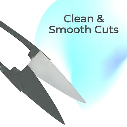 Single Bow Economy Sheep Shears – Ergonomic Design with Back Enameled Handles, 6" Sharp Blades, 12" Overall Length – Ideal for Sheep, Goats, and Livestock – Comfortable and Durable Tool - size: Shears 12 Inch