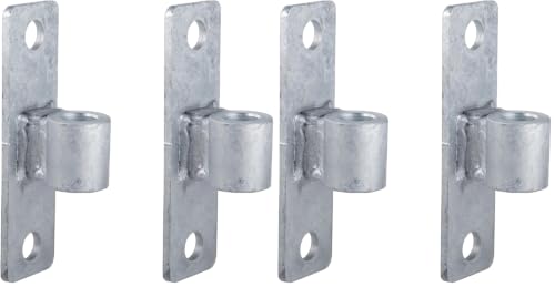 Gate Hinge Wall Mount Gate Hinge for 5/8'' Pin Chain Link Fence Post Hinge (2 Pcs) (Pack of 2) - size: 2 Pcs (Pack of 2)