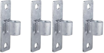 Gate Hinge Wall Mount Gate Hinge for 5/8'' Pin Chain Link Fence Post Hinge (2 Pcs) (Pack of 2) - size: 2 Pcs (Pack of 2)