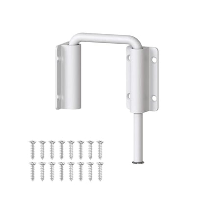 Sliding Door Loop Lock Latch, 2-3/8 Inch Barn Door Lock White 1PC - color: White-1 Pc