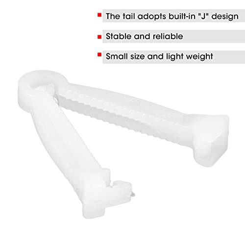 ZJchao Umbilical Cord Clamp 100pcs Disposable Whelping Set for Pig Puppy Kittens Cow Sheep - Anti-Slip Serrated Umbilical Cord Clips Clamps