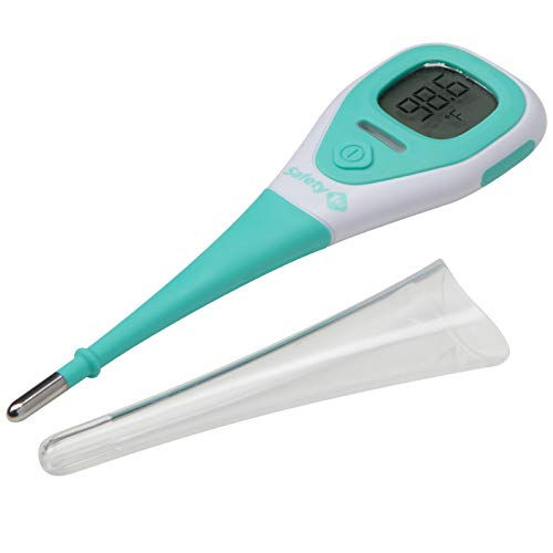 Safety 1st Rapid Read 3-in-1 Thermometer, Aqua, One Size & Easy Grip Brush and Comb, Colors May Vary
