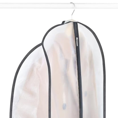 Zilink Garment Bags for Leather Coat Suit Bags for Closet Storage 43 in - size: 43"-4pcs