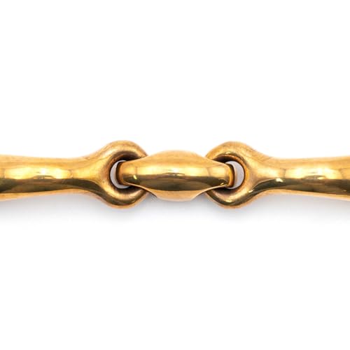 Jeffers Equine Horse Bits, Durable Training Horse Tack, Western Riding Equipment, Equestrian Accessories - style: Oval Mouth Copper Bits