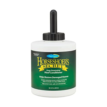 Farnam Horseshoer's Secret Deep-Penetrating Hoof Oil for Horses, 32 Oz - size: 32 Ounces
