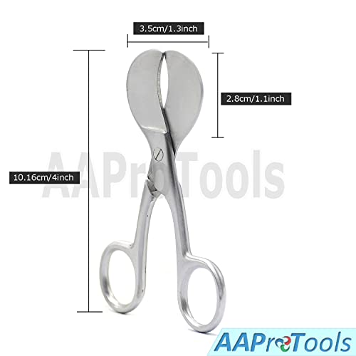 Umbilical Cord Scissors 4" (USA Pattern) For Veterinary Instruments