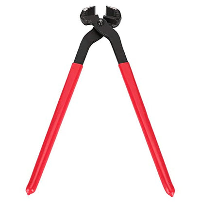 16in Steel Hoof Nipper Trimmer Cutter, Horse Shoeing Nail Cleaning Tool, Easy to Use, Anti-Wear, 45# Sturdy Steel Material, for Professional Farriers and Horse Owners