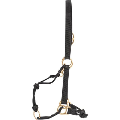 Cashel Nylon Rope Halter, Black