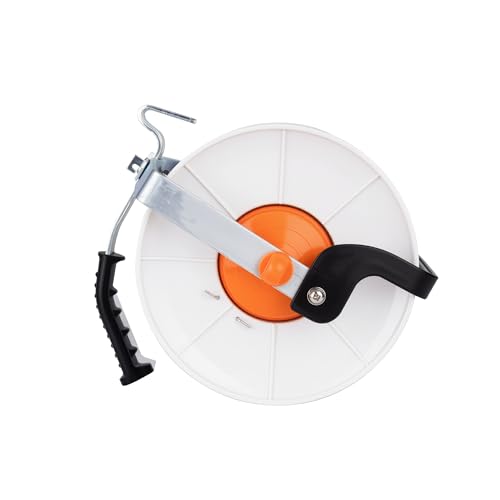 Extended 3:1 Geared Electric Fencing Reel, Electric Fence Wire Reel - size: extended electric fence reel