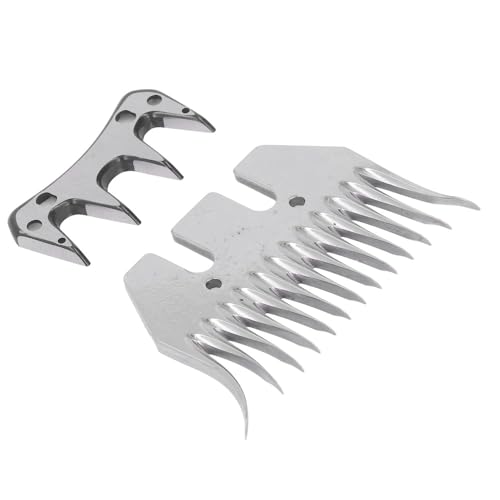 Sheep Shears Blade, 7mm Teeth Spacing High Carbon Steel Wool Clipper Cutter, Trimmer Replacement for Sheep Goat Llama Thick Fur Fine Wool Grooming