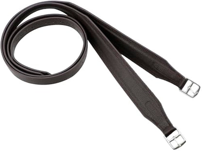 Jeereal Stability Stirrup Leathers for English Saddle Wide Body English Stirrup Leathers for Equestrian Riding - size: 58" / 145cm