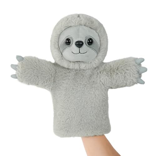 Hand Puppet Toy Speech Therapy Learning Tool Soft Stuffed Animal for Children Adults Family Fun Adult Size Fit Educational Gift Toddler Toy Sloth - color: Sloth