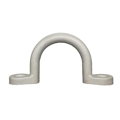 2 Inch Aluminum Trailer Tie Down Rings, 4 Pack | Aluminum material; 2" inner diameter; Bolt-on anchor; For horse, utility & cargo trailers