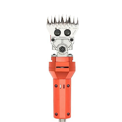 750W 110V Electric Clipper Shears Shaft Sheep Shears Goat Shear Machine Wool Cutter Professional for Goats Sheep Dog Cattle Farm Livestock Pet Heavy Duty Animals Hair - color: 750w 9 Straight Teeth