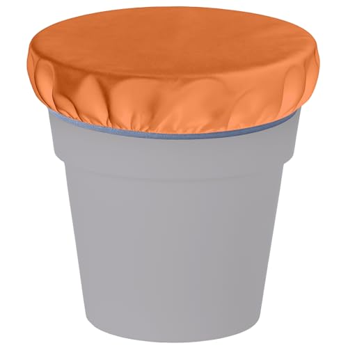 2-5 Gallon Horse Bucket Cover, Waterproof Horse Feed Bucket Cover, Lightweight and Easy to Use (Excluding Bucket, Orange) - color: Orange
