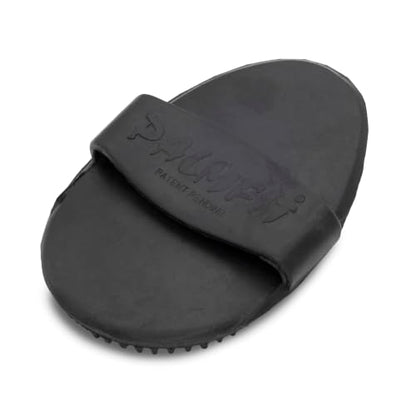 Grewal Equestrian Palm Fit Curry Comb (Black) - color: Black