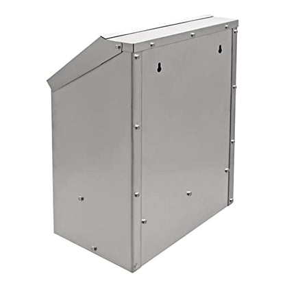 Galvanized Steel Chicken Feeders No Waste Poultry Food Dispenser