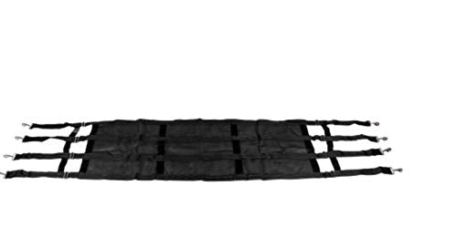 Dura-Tech Aisle Guard | Color Black | Expands 10' to 12' | High Visibility Nylon Mesh | Promotes Maximum Airflow | Comes with Installation Kit Quality - color: Black