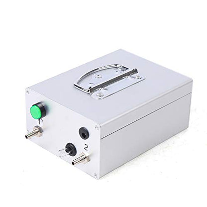 Electric Milking Machine Kit, Portable Double Head Electric Milking Machine Stainless Steel Sheep Goat Milker with Vacuum-Pulse Pump, Pulsation Milking Machine for Goats, Sheep (5L)
