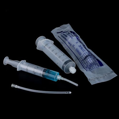 20ml Luer Lock Syringe with Cap and Soft Plastic Tube, Pack of 30 - size: 20ml - 4.0mm Tube