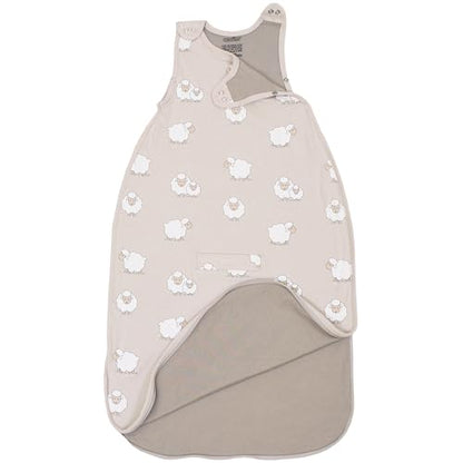 Woolino 4 Season Toddler Sleeping Sack, Merino Wool and Organic Cotton Baby Sleep Bag Sack, 2-4 Years, Sheep - color: Sheep