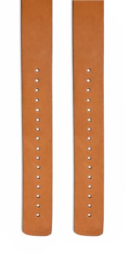 CHALLENGER Natural Tan Vertical Western Saddle Stirrup Leathers Pre-Punched Replacement Pair 3" Wide 52SL01-3