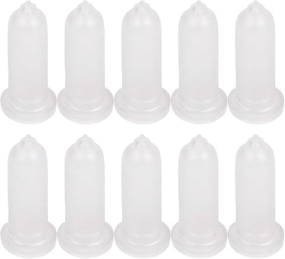 HEITIGN Puppy Feeder Nursing Puppies Milk Bowl 10pcs Lamb Special Nipple Teats Replacement Goats Sheep Cow Milk Bottle Bucket Nipple Pet Supplies
