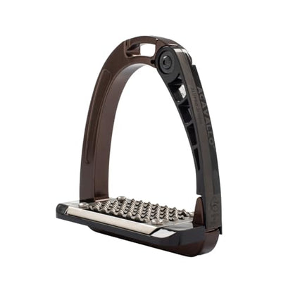 Acavallo Alupro Junior Stirrups, One Size, Black, Set of 2 - color: Brown Tone