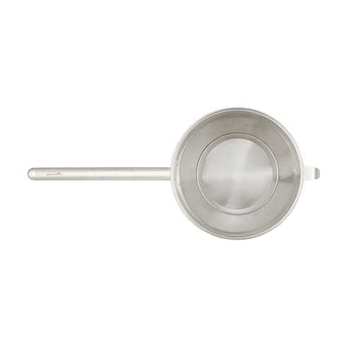 Restaurantware Chinois Strainer 1 Count 10.2" Stainless Steel Bouillon Cone with Extra Fine Mesh China Cap Strainer for Sauces, Stocks, Soups, Broths, Sifting, Sieving, Professional Kitchen Tools - size: Bouillin / Chinois, Extra Fine Mesh-10 1/4"
