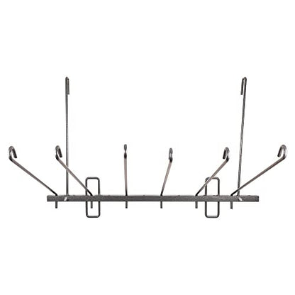 Pro Series Swing Arm Blanket and Saddle Pad Rack | Efficient Organization & Drying | Expansive Capacity up to 12 Items | Dual-use, Home or On-the-Go | Durable Gray Armor Coated Steel