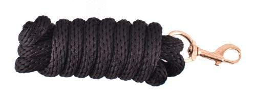 8' Braided Derby Lead Rope - color: Black