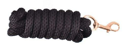 8' Braided Derby Lead Rope - color: Black