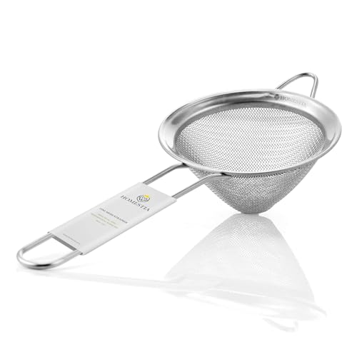 Homestia 304 Stainless Steel Fine Mesh Strainer, Sieve Sifter For Tea, Food - color: Silver, size: 1PC
