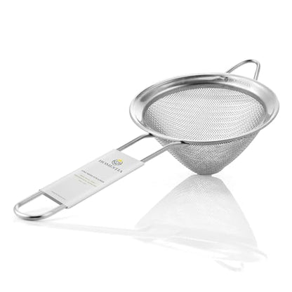 Homestia 304 Stainless Steel Fine Mesh Strainer, Sieve Sifter For Tea, Food - color: Silver, size: 1PC