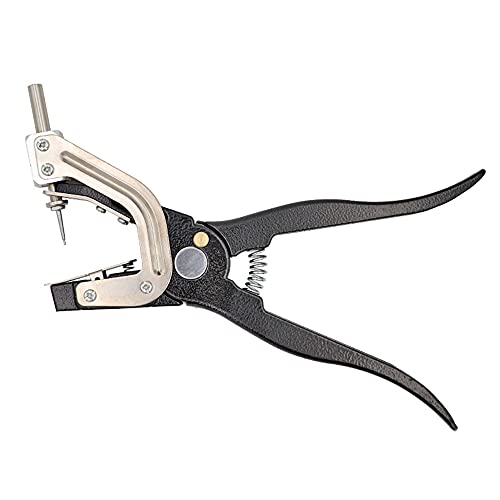 Livestock Animal Painless Ear Tag Plier Applicator Puncher Tagger for Pig, Sheep, Goat, Dog - size: Painless Ear Tag Plier