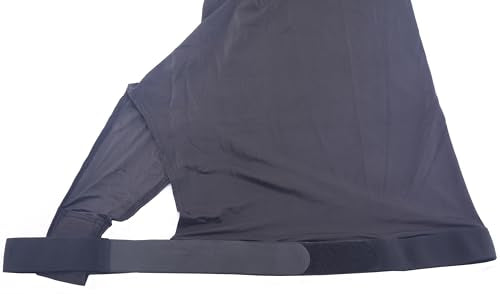 LEAFOREST Horse Slinky Hood with Zipper Stretch Neck Cover Sleazy Hoodies - color: Black