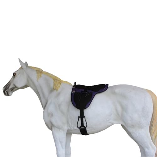 CHALLENGER Western Trail Neoprene Padded Bareback Saddle Pad Cinch 39203 - color: Purple