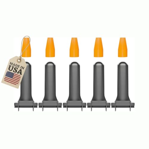 PetsTEK 5 Pack Direct Bury Waterproof Wire Splice Kit, Wire Nut Electrical Connectors for Wire Break Repair, Compatible with PetSafe, SportDog, Dogtra In-Ground Dog Fence Systems, Made in USA - size: Pack of 5