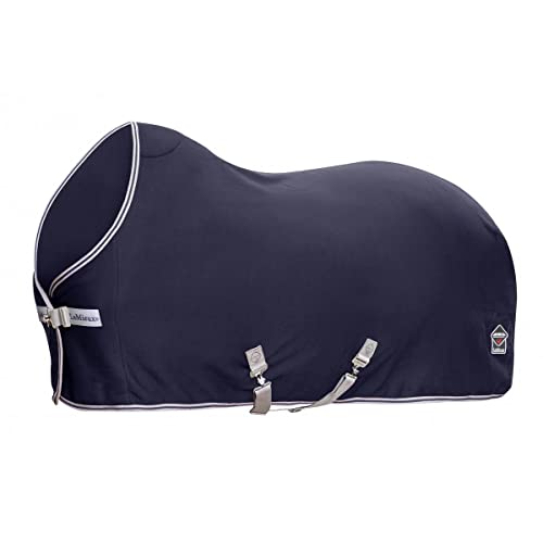 LeMieux Arika Jersey-Tek Fleece - Cooling- Blanket - Navy - 84" - color: Navy, size: 84"