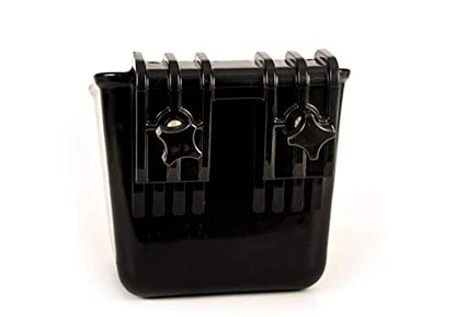Lock N Load Livestock & Pet Feeds Mountable Heavy Duty Feed Bucket 14''x11''x11'' with Hardware Material Polyethylene Hold up to 12 Quarts (Black)