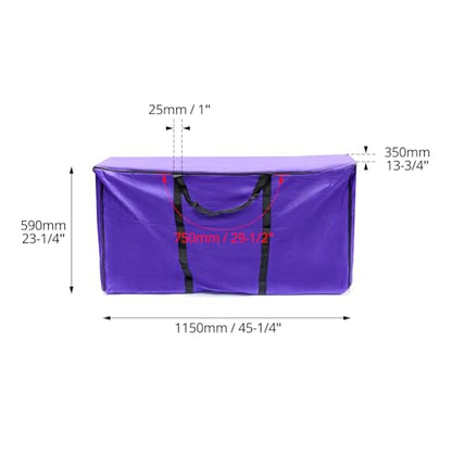 QWORK Hay Bale Storage Bag, 4 Pack 420D Horse and Livestock Hay Bale Bag, Large Tote Collapsible Bag - size: 4 pack