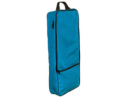 Front Open 3 Layers Padded Bridle Halter Horse Tack Carry Bag - color: Turquoise