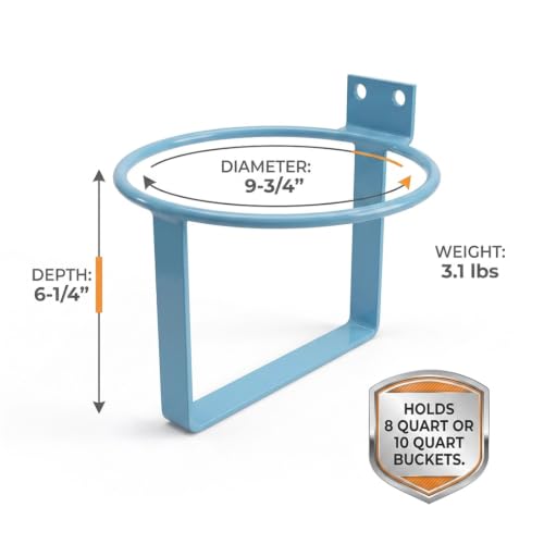 FarmTek Single Bucket Holder – Painted Steel
