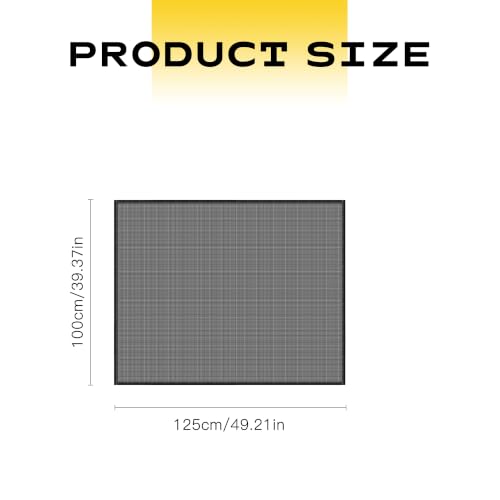 Magnetic Car Sunroof Sun Shade Breathable Mesh, UV Protection Auto Moonroof Screen Cover, Universal Quick Install Vehicle Window Mesh Bug Net Accessory for Camping, Parking (49.2×39.2 in) - size: 49.2*39.2 In