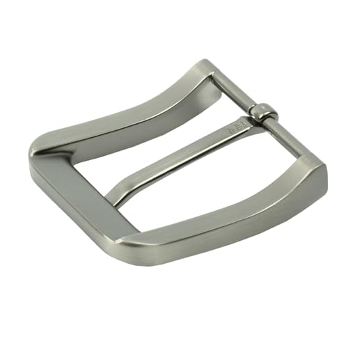 1.5"(38mm-40mm) Belt Buckle Men Replacement Buckle Heavy Duty - color: Gray Brushed